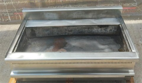 Καρβουνιέρα Ανοξείδωτη Επιτραπέζια Βαρέως Τύπου 109x71x35Cm SERGAS Μεταχειρισμένη